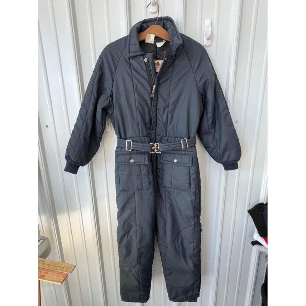 Vintage  Walls Blizzard Pruf Insulated Coveralls SKISUIT Size YOUTH 14 REGULAR B
